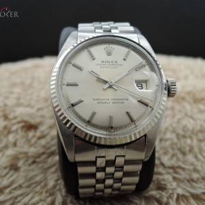Rolex Datejust 1601 Ss Original Silver Dial With Folded 1601 319051