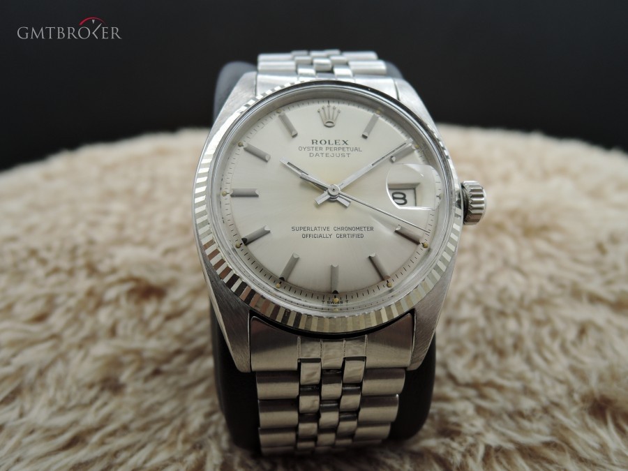 Rolex Datejust 1601 Ss Original Silver Dial With Folded 1601 319051