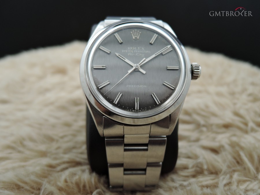Rolex Air King 5500 Grey Texture Dial With Solid Oyster 5500 401989