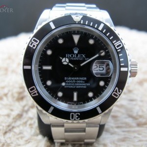 Rolex Submariner 16610 t25 Black Dial With Black Bezel 16610 706941