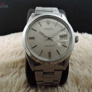 Rolex Oyster Date 6694 Original Silver Dial With Folded 6694 440329
