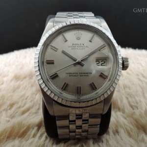 Rolex Datejust 1603 Ss With Original Wide Boy No Lume Di 1603 442465