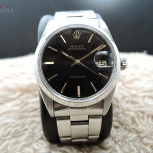 Rolex Oyster Date 6694 Original Black Dial With Gold Mar 6694 587757