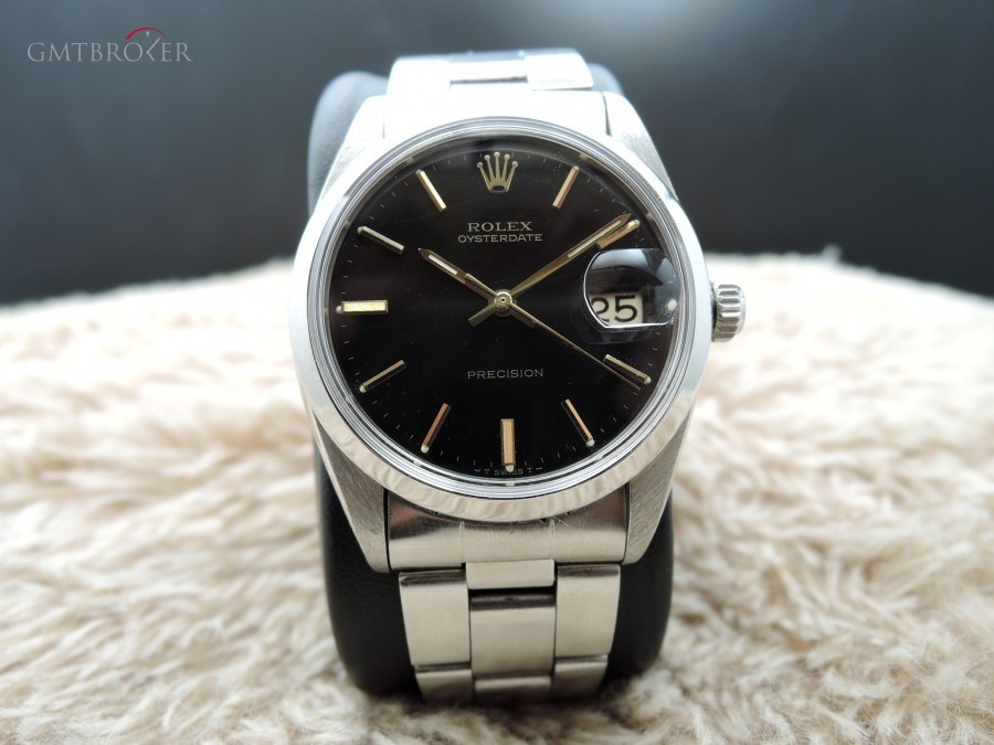 Rolex Oyster Date 6694 Original Black Dial With Gold Mar 6694 587757