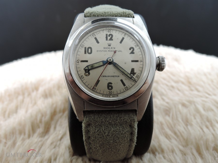 Rolex Bubbleback 2940 With Cream 2-4-6-8-10-12 Arabic Di