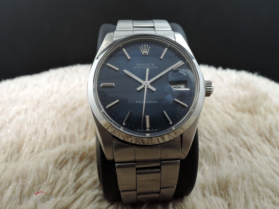 Rolex Oyster Date 6694 Original Glossy Blue Dial With Oy 6694 440101