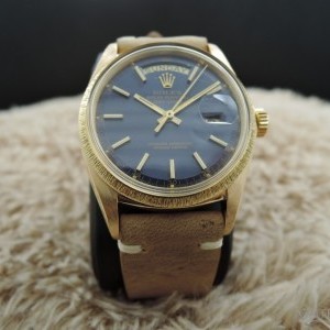 Rolex Day-date 1807 not 1803 18k Gold With Original Blue 1807 374211