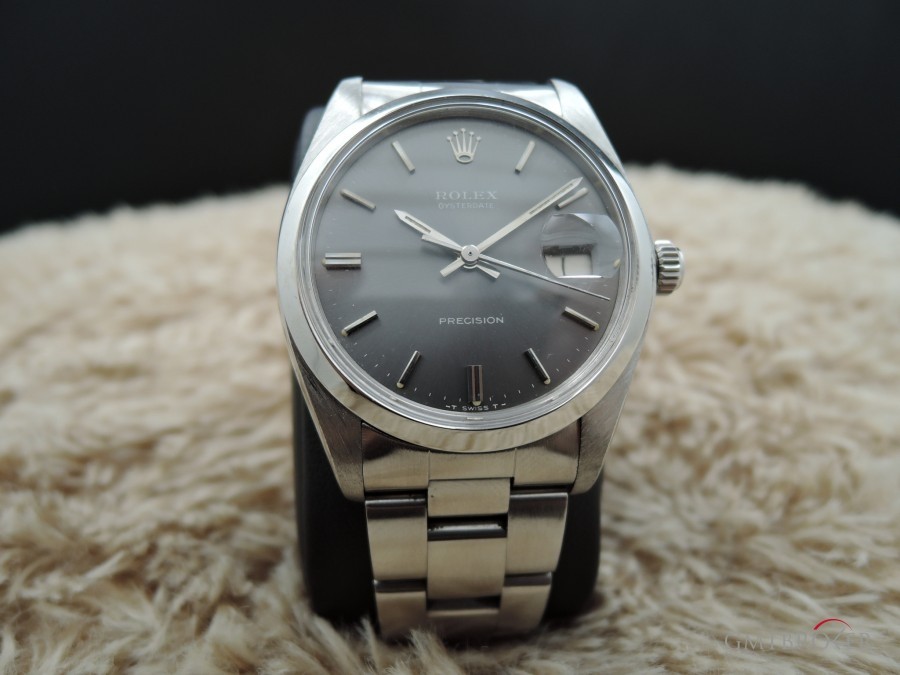Rolex Oyster Date 6694 Original Grey Dial With Solid Oys 6694 393869