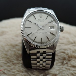 Rolex Datejust 1601 Ss Original Silver Dial With Folded 1601 263805