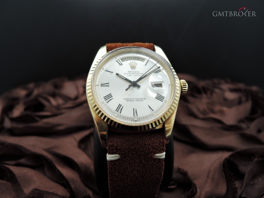 Rolex Day-date 1803 18k Gold With Original Silver Buckle 1803 229963