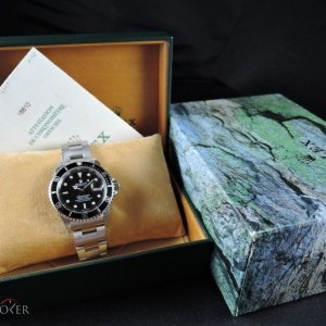 Rolex Submariner 16610 Black Dial Black Bezel With Box A 16610 227579