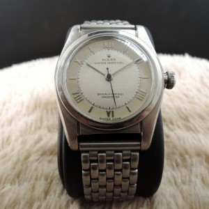 Rolex Bubbleback 2940 With 2-tone Grey Dial With Raised 2940 452291