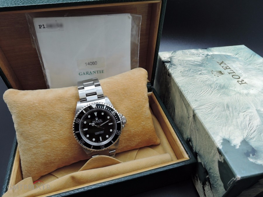 Rolex Submariner 14060 With Box And Paper 14060 496283