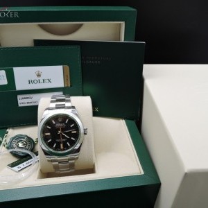 Rolex Milgauss 116400gv Green Glass Full Set 116400GV 677509