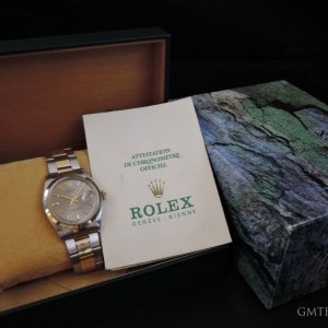 Rolex Datejust 1600 2-tone Ssgold Original Grey Dial Wit 1600 229063