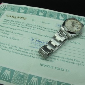 Rolex Oyster Date 6694 Original Silver Dial With Paper 6694 707497