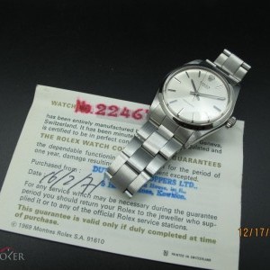 Rolex Oyster 6426 With Original Silver no Lume Dial And 6426 704453
