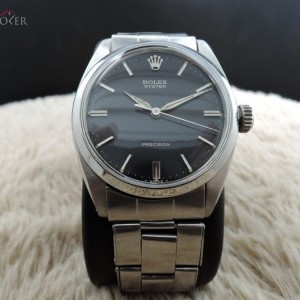 Rolex Oyster 6426 Original Glossy Black Dial With Rivet 6426 497257