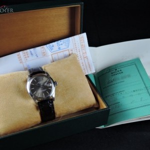 Rolex Oyster Date 1500 Original Grey Dial With Box And P 1500 228465