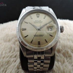 Rolex Datejust 1603 Ss With Yellowish swiss Dial And Spe 1603 491027