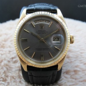 Rolex Day-date 1803 18k Gold With Original Silver Grey D 1803 717879