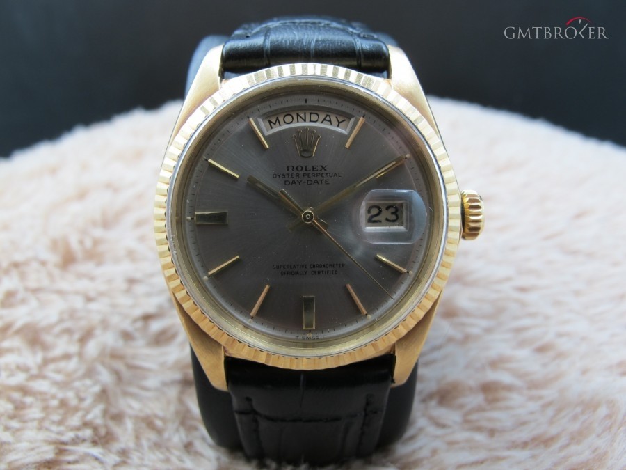 Rolex Day-date 1803 18k Gold With Original Silver Grey D 1803 717879