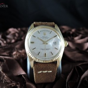 Rolex Day-date 1803 18k Gold With Original Silver Linen 1803 226713