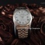 Rolex Datejust 1601 Ss White Roman Dial With Jubilee Ban