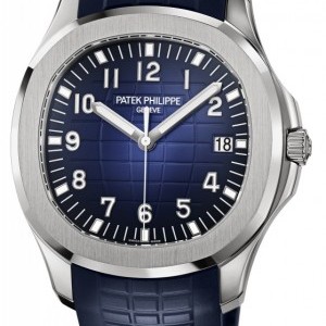 Patek Philippe 5168G Aquanaut Jumbo White Gold on Blue Rubber Str 5168G-001 834928