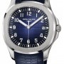 Patek Philippe 5168G Aquanaut Jumbo White Gold on Blue Rubber Str