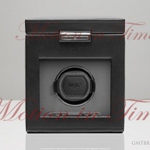 Anonimo Wolf Viceroy Single Watch Winder with Storage - Bl 456102 546343