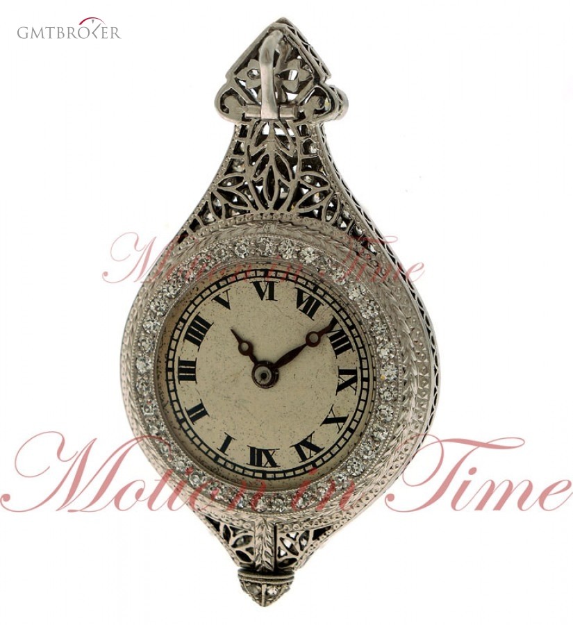 Omega CH Meylan Vintage Pendant Circa 1915 Watch with St Vintage 366323