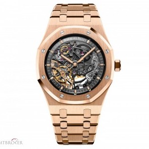 Audemars Piguet Royal Oak Double Balance Wheel Openworked Rose Gol 15407OR.OO.1220OR.01 756835