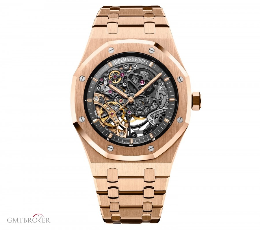 Audemars Piguet Royal Oak Double Balance Wheel Openworked Rose Gol 15407OR.OO.1220OR.01 756835