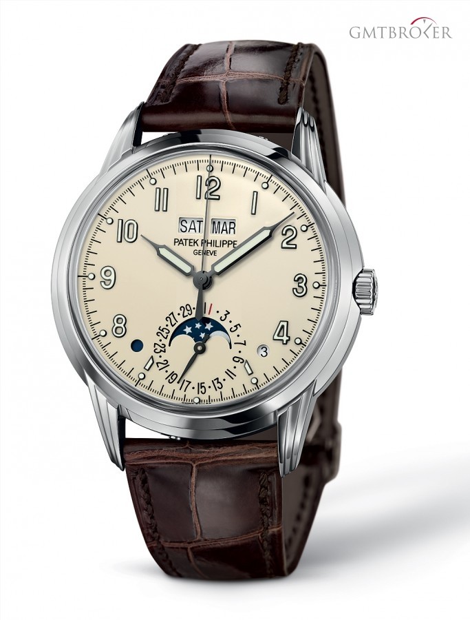 Patek Philippe 5320G Perpetual Calendar Moonphase White Gold on S 5320G-001 813089