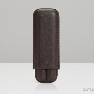 Anonimo WOLF Blake 2-Piece Cigar Case - Brown 306506 826796