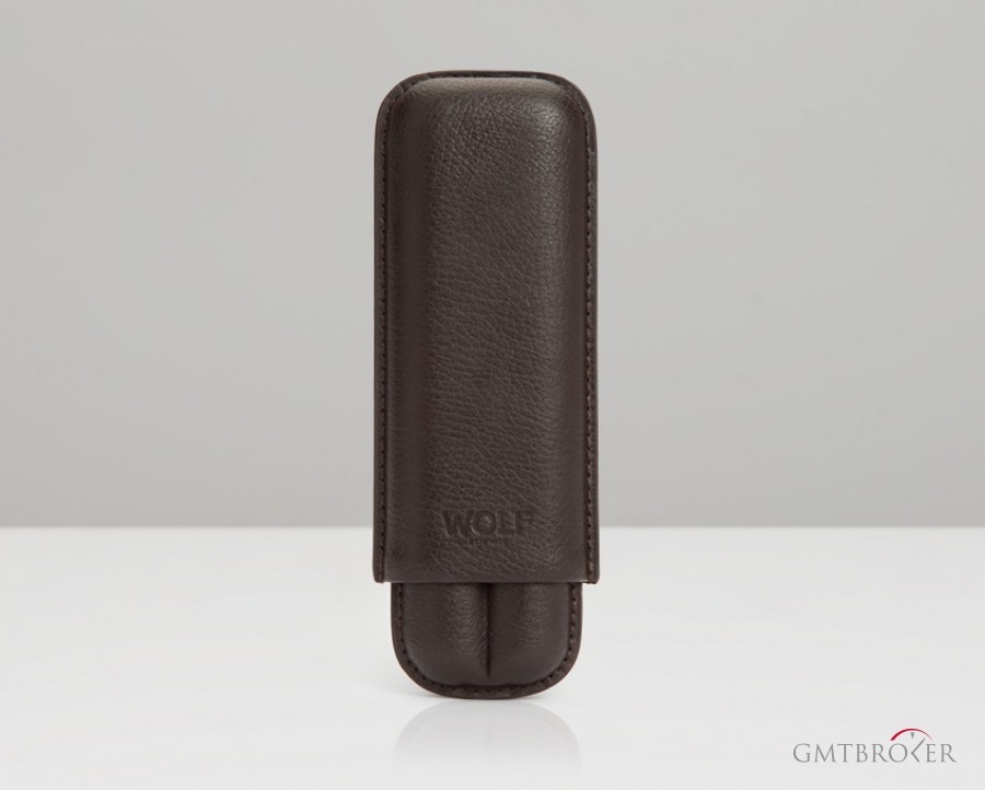 Anonimo WOLF Blake 2-Piece Cigar Case - Brown 306506 826796