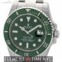 Rolex Stainless Steel Ceramic Green Dial 40mm