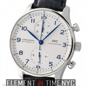 IWC Chronograph Steel Silver Dial Blue Arabics IW3714-46 151857