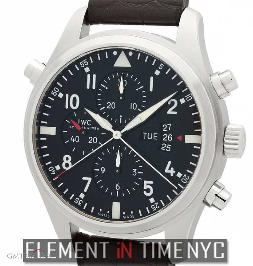 IWC Pilot Double Chronograph 46mm Stainless Steel IW3778-01 148455