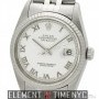 Rolex Stainless Steel White Roman Dial F Serial