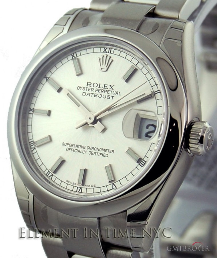 Rolex Stainless Steel Silver Dial 31mm 178240 145343