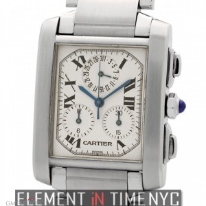 Cartier Tank Francaise Chronograph Stainless Steel Large 2 W51001Q3 149667