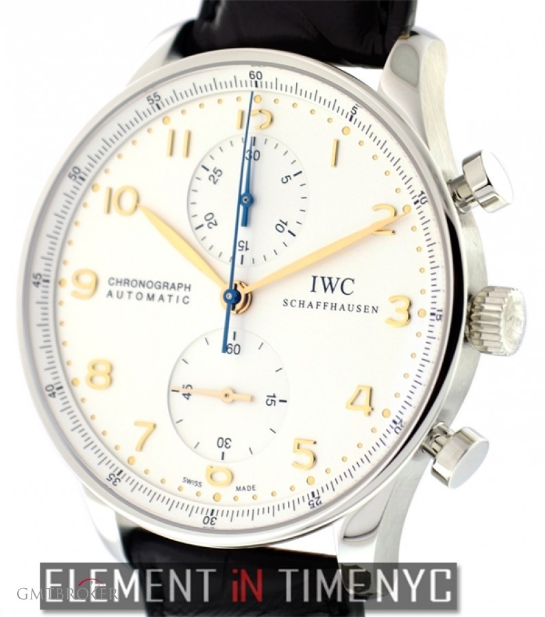 IWC Chronograph Stainless Steel Silver Arabic Dial IW3714-45 145661