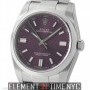 Rolex 36mm Stainless Steel No-Date Red Grape Dial