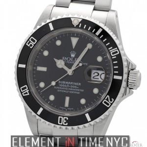 Rolex Stainless Steel Black Dial 16610 151573