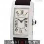 Cartier Tank Americaine Small 19mm 18k White Gold