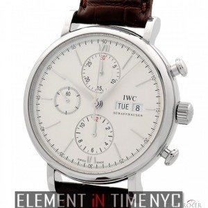 IWC Chronograph Stainless Steel Silver Dial IW3910-07 151359
