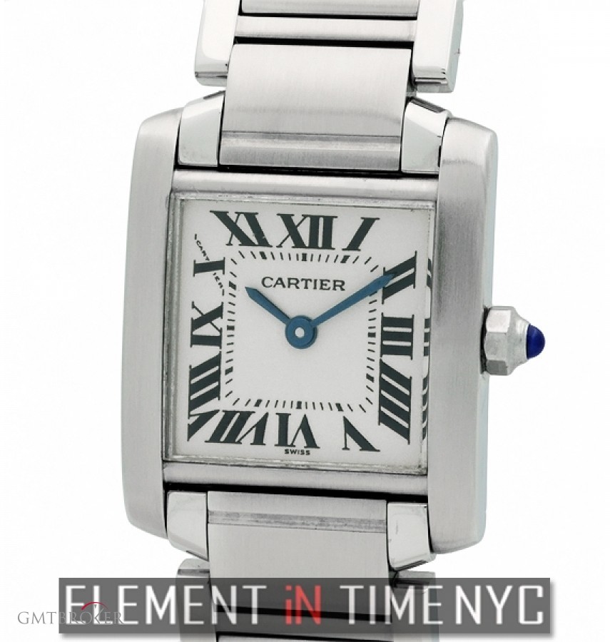 Cartier Tank Francaise Stainless Steel Ladies 20mm W51008Q3 148883