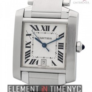 Cartier Tank Francaise Stainless Steel Large 28mm W51002Q3 149099